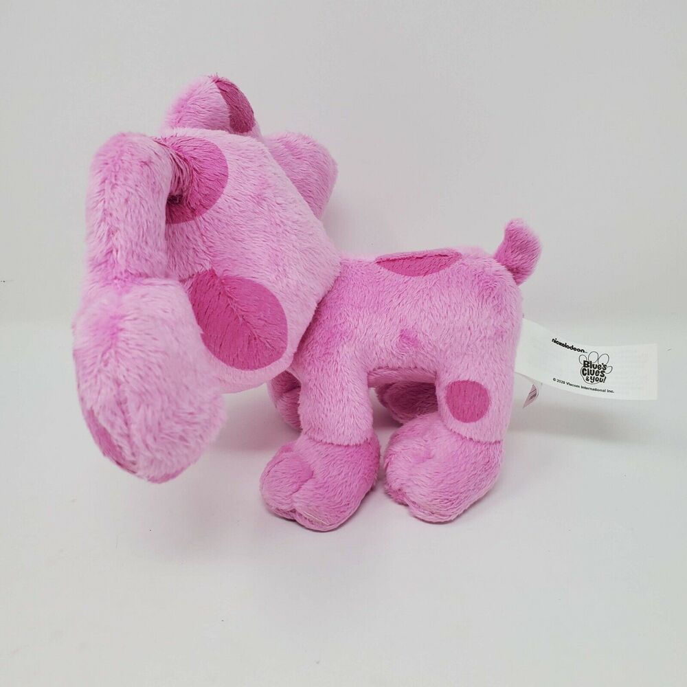 Blue's Clues & You Stuffed Animal Plush 7" Magenta Pink Nickelodeon Puppy Dog - Picture 2 of 5